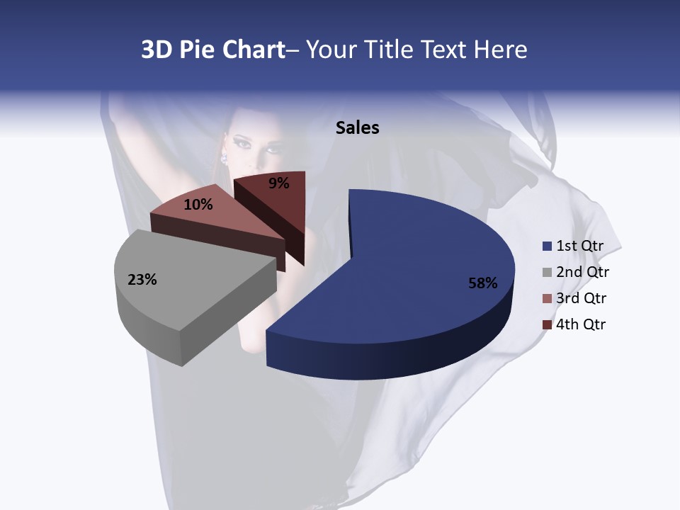 Style Attractive Woman PowerPoint Template