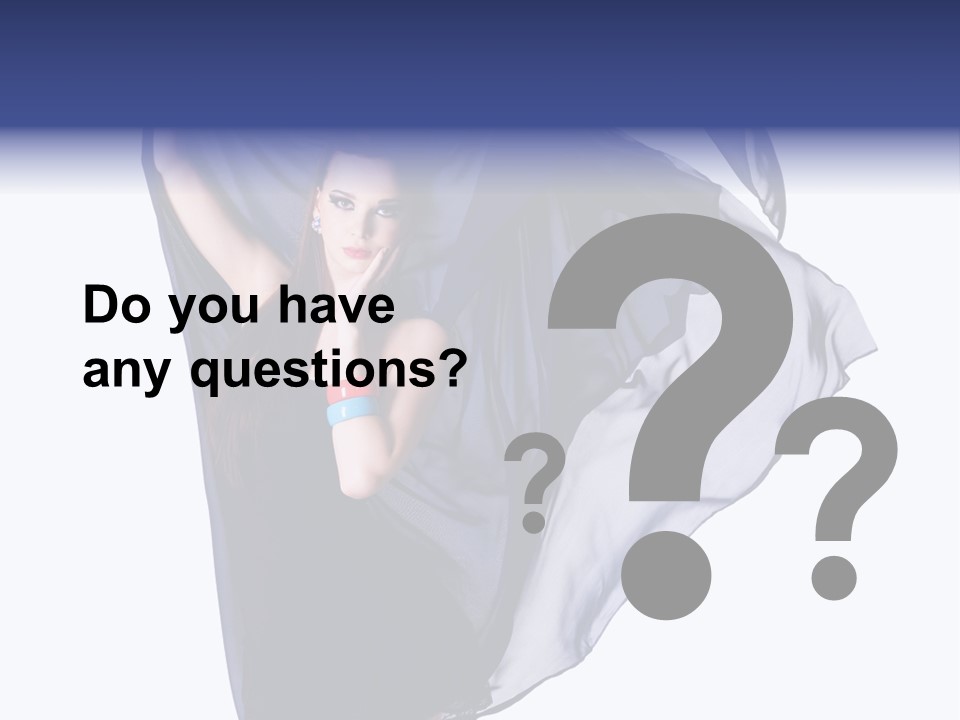 Style Attractive Woman PowerPoint Template