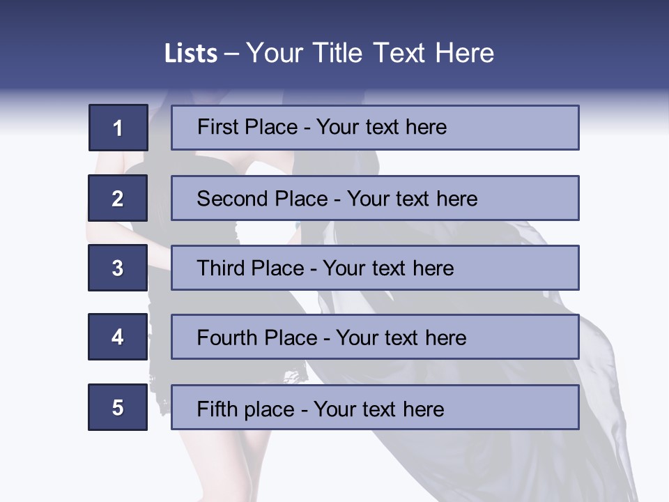Isolated Music Pleasure PowerPoint Template