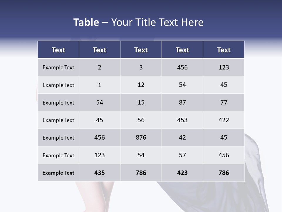 Isolated Music Pleasure PowerPoint Template