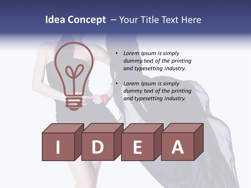 Isolated Music Pleasure PowerPoint Template