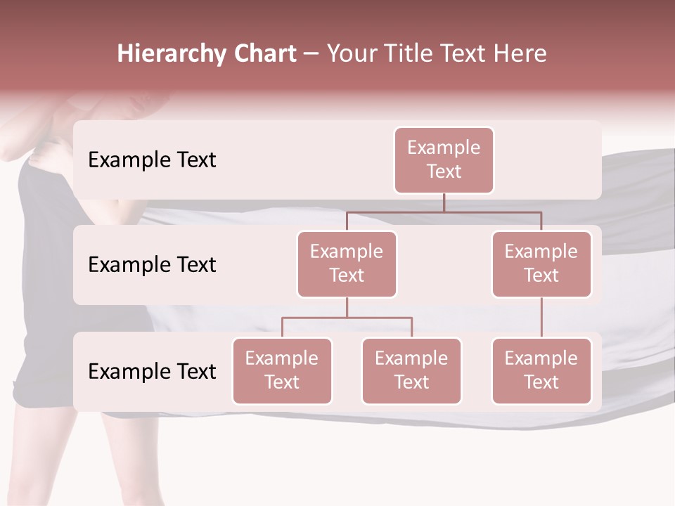 Attractive Isolated Lady PowerPoint Template