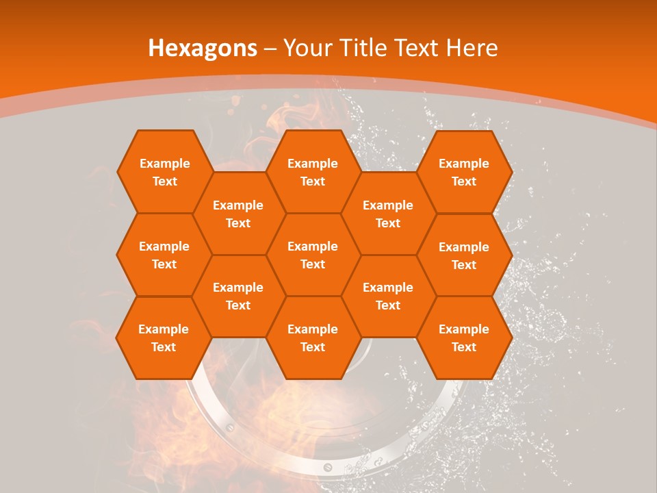 Close Up Storm Middle PowerPoint Template