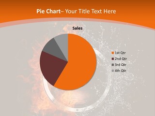 Close Up Storm Middle PowerPoint Template