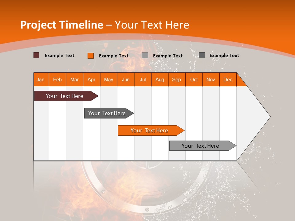 Close Up Storm Middle PowerPoint Template