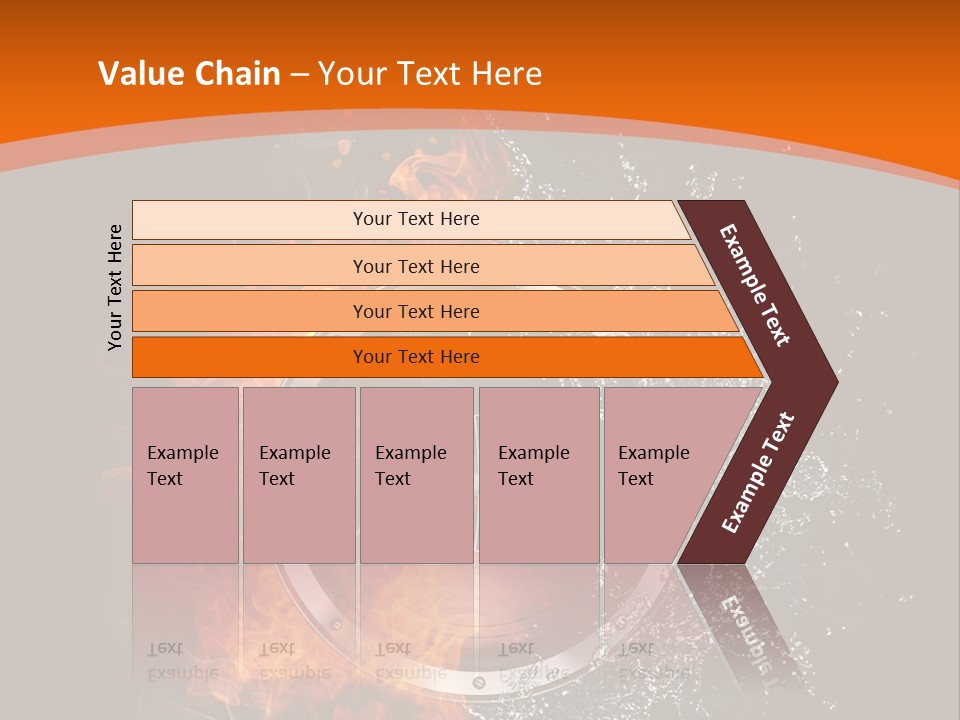 Close Up Storm Middle PowerPoint Template