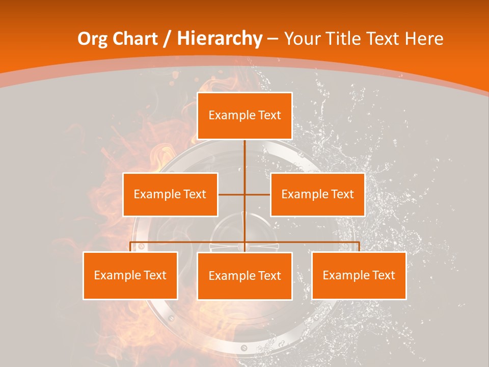 Close Up Storm Middle PowerPoint Template
