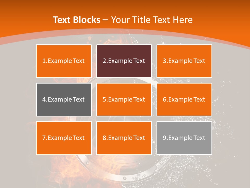 Close Up Storm Middle PowerPoint Template
