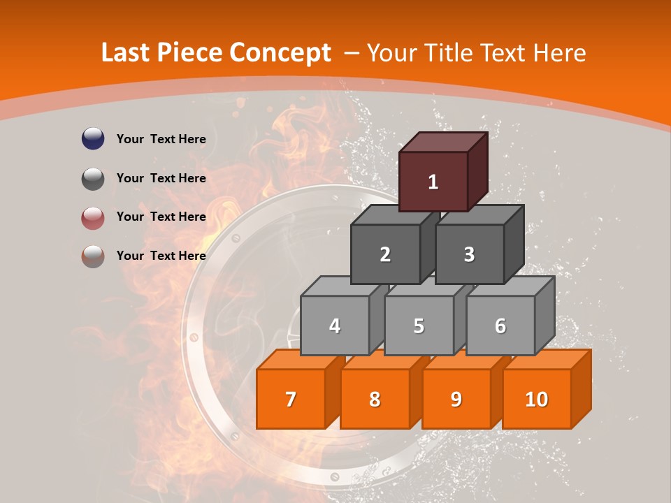 Close Up Storm Middle PowerPoint Template