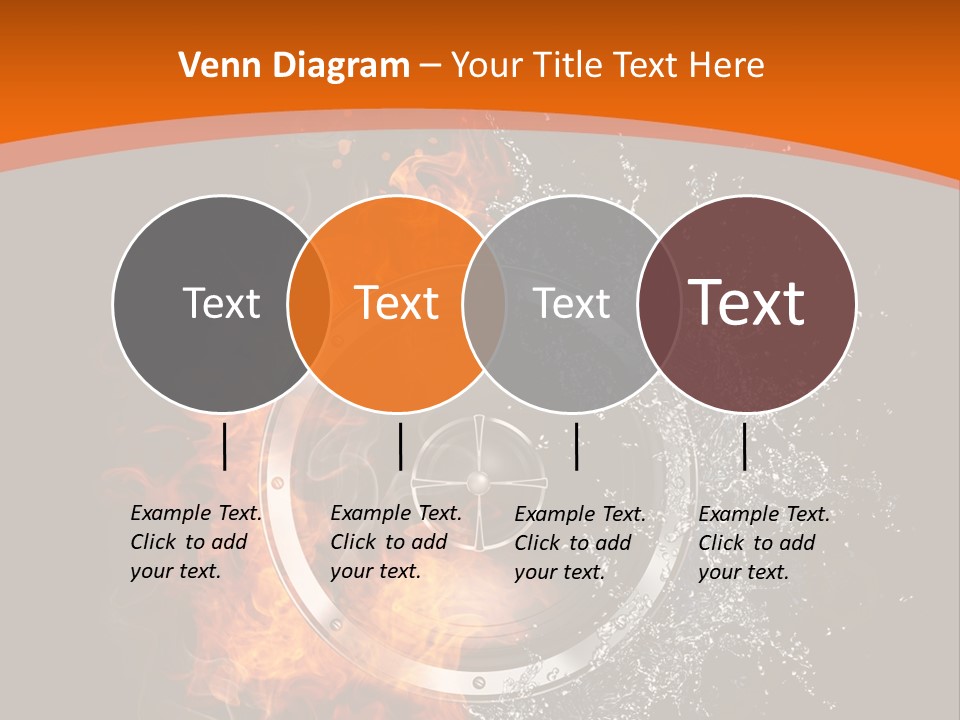 Close Up Storm Middle PowerPoint Template