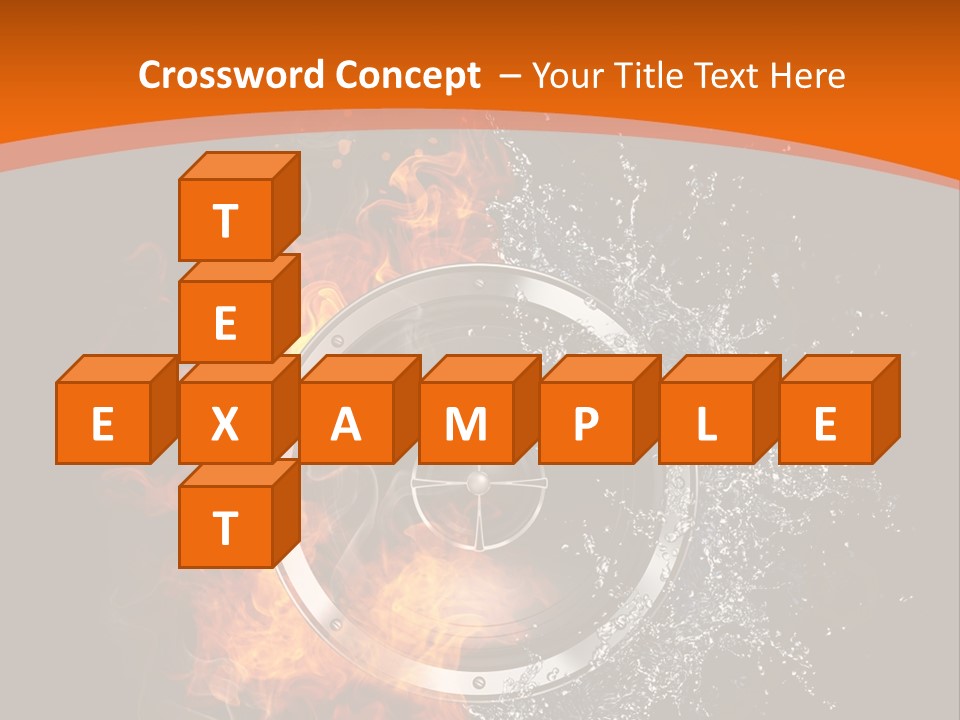 Close Up Storm Middle PowerPoint Template