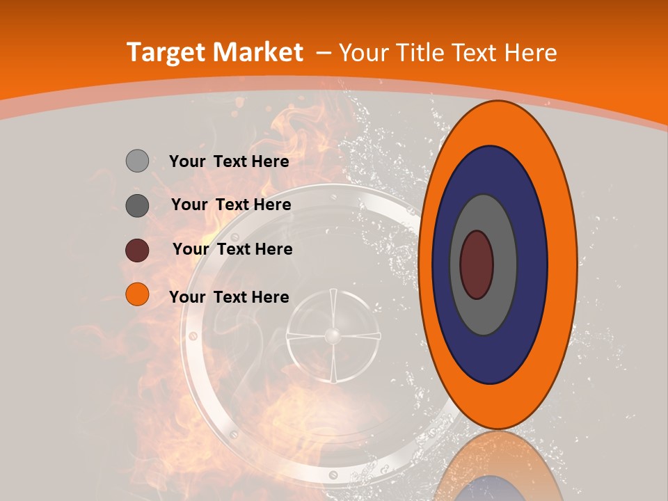 Close Up Storm Middle PowerPoint Template