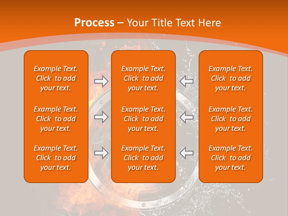 Close Up Storm Middle PowerPoint Template