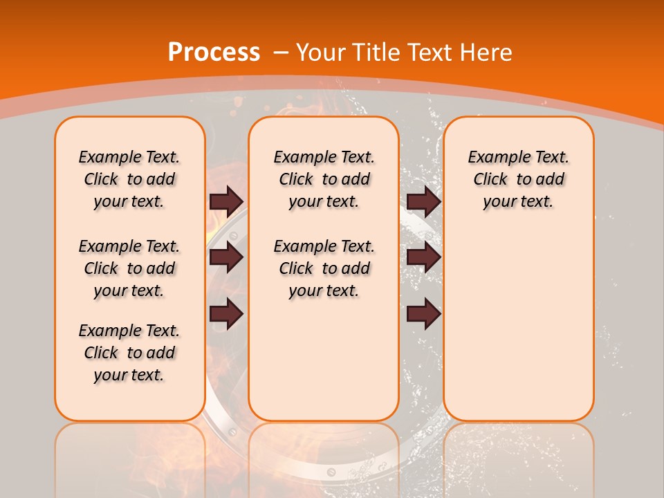 Close Up Storm Middle PowerPoint Template