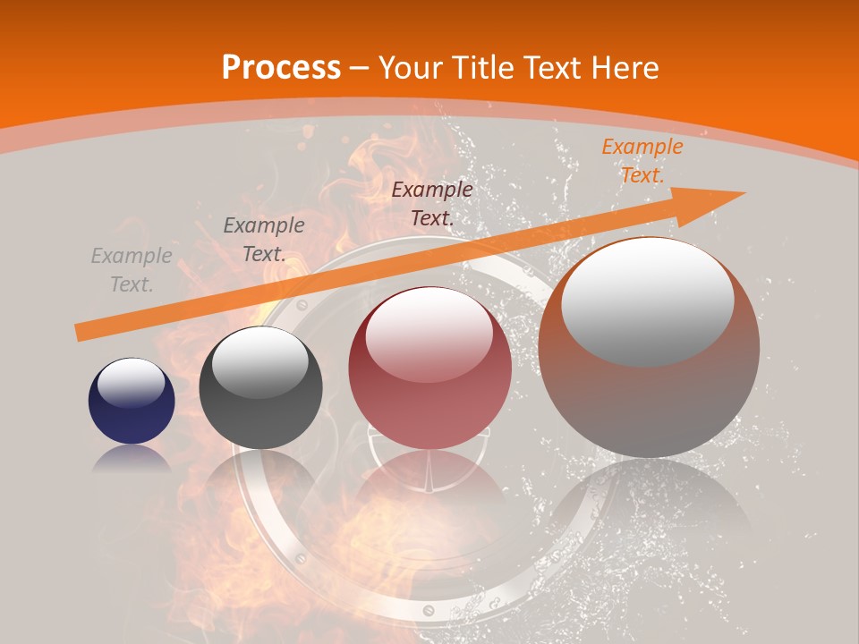 Close Up Storm Middle PowerPoint Template