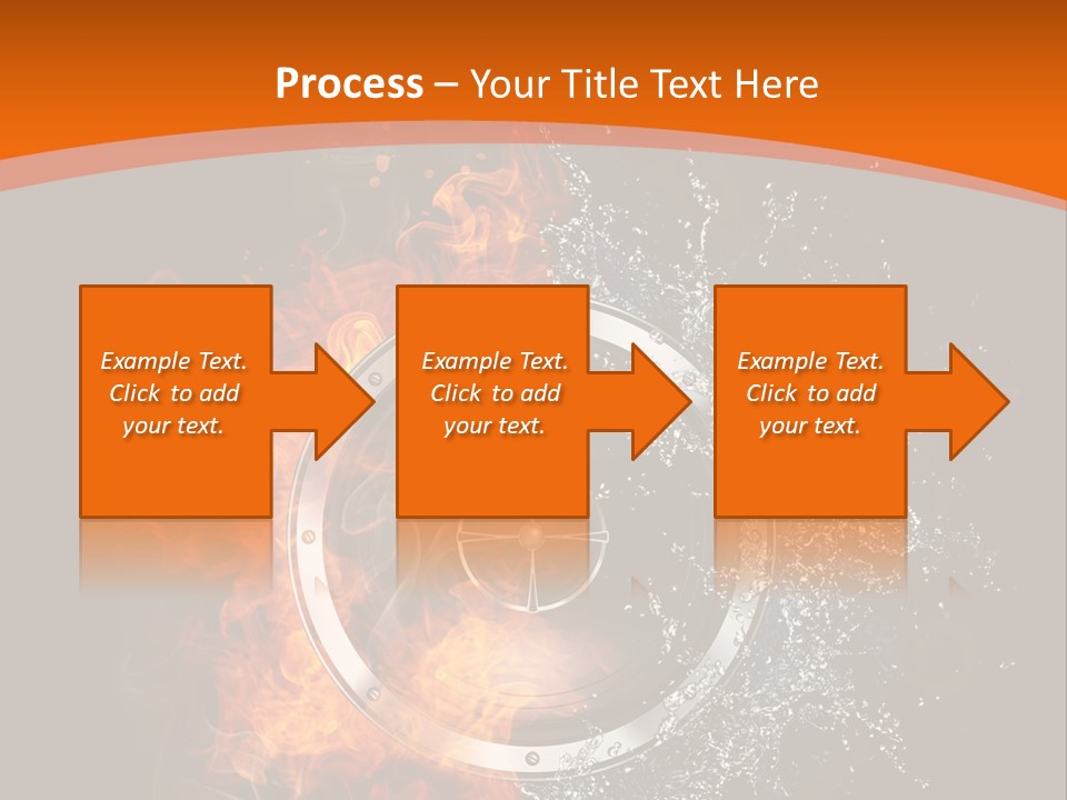 Close Up Storm Middle PowerPoint Template