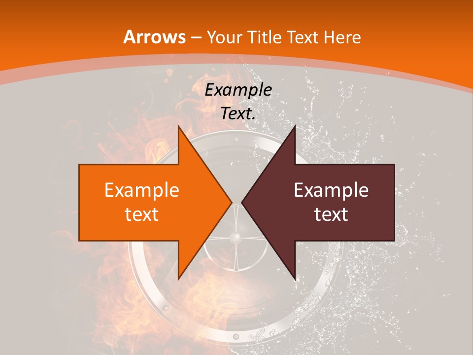 Close Up Storm Middle PowerPoint Template
