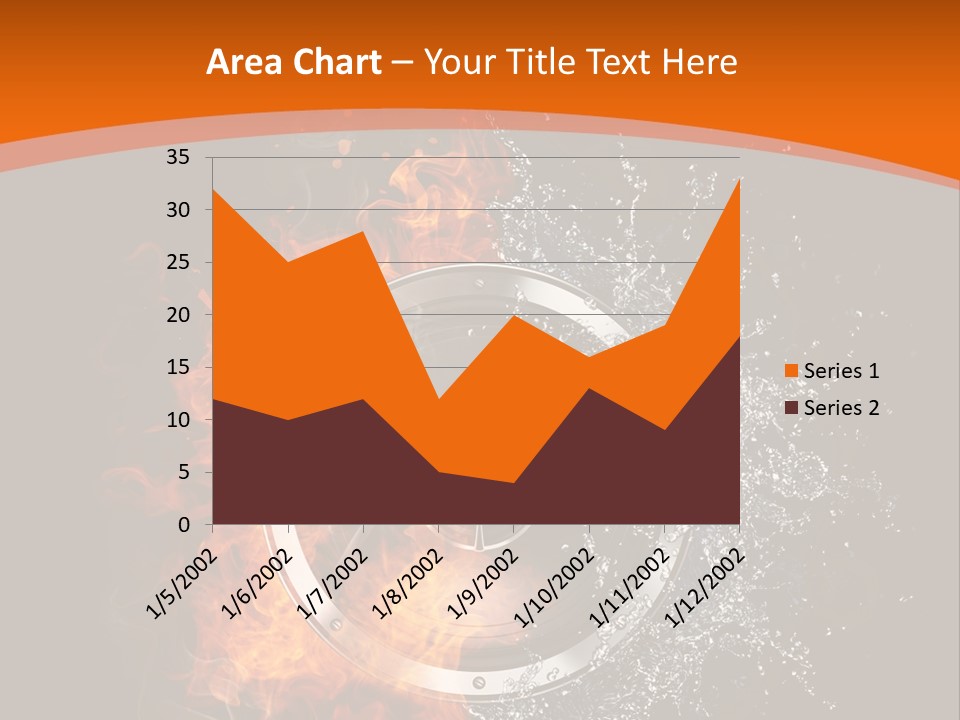 Close Up Storm Middle PowerPoint Template
