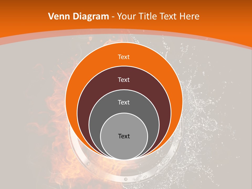 Close Up Storm Middle PowerPoint Template