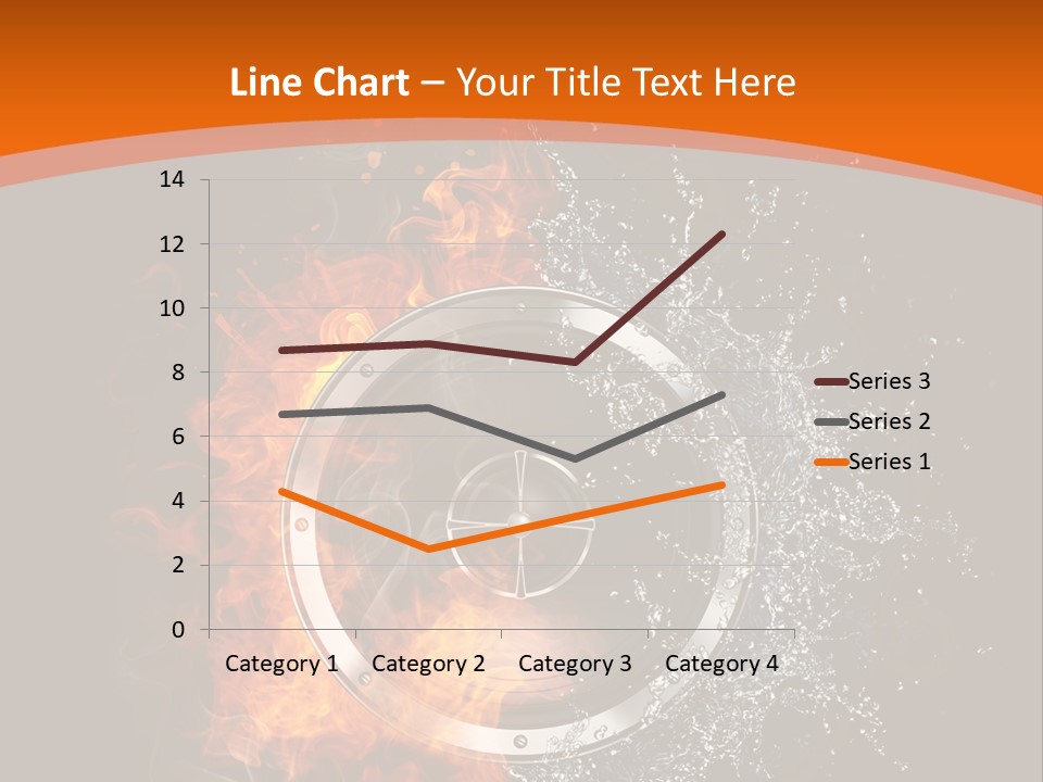 Close Up Storm Middle PowerPoint Template