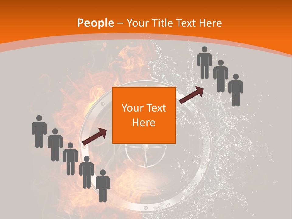 Close Up Storm Middle PowerPoint Template