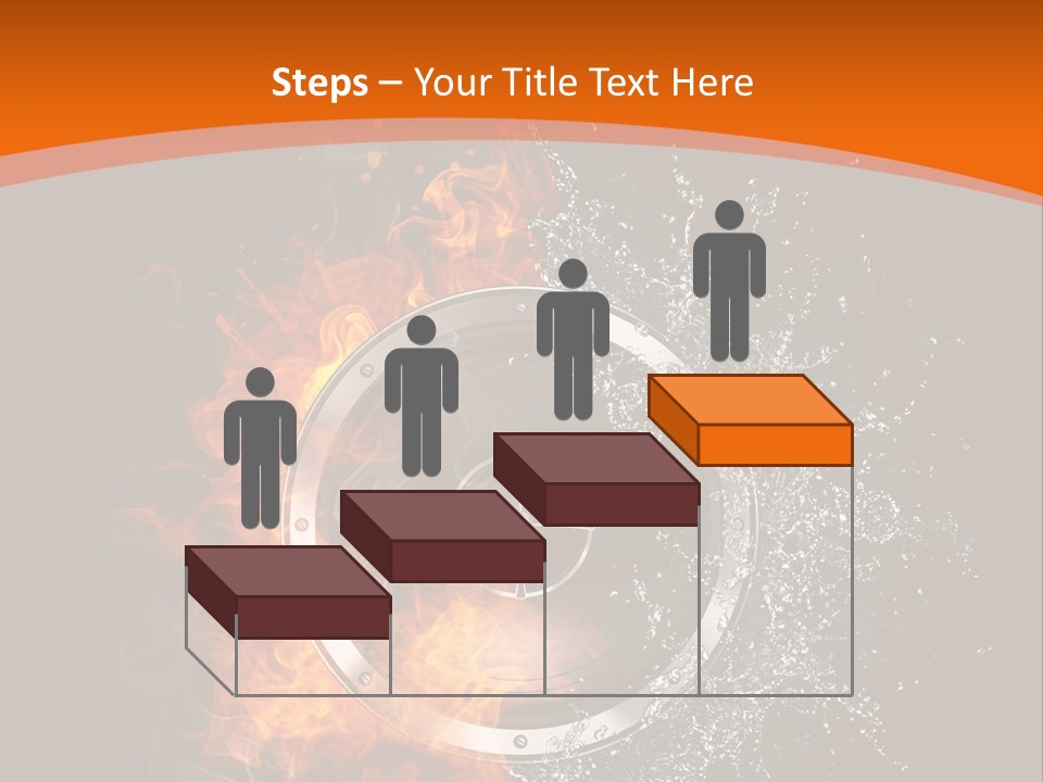 Close Up Storm Middle PowerPoint Template