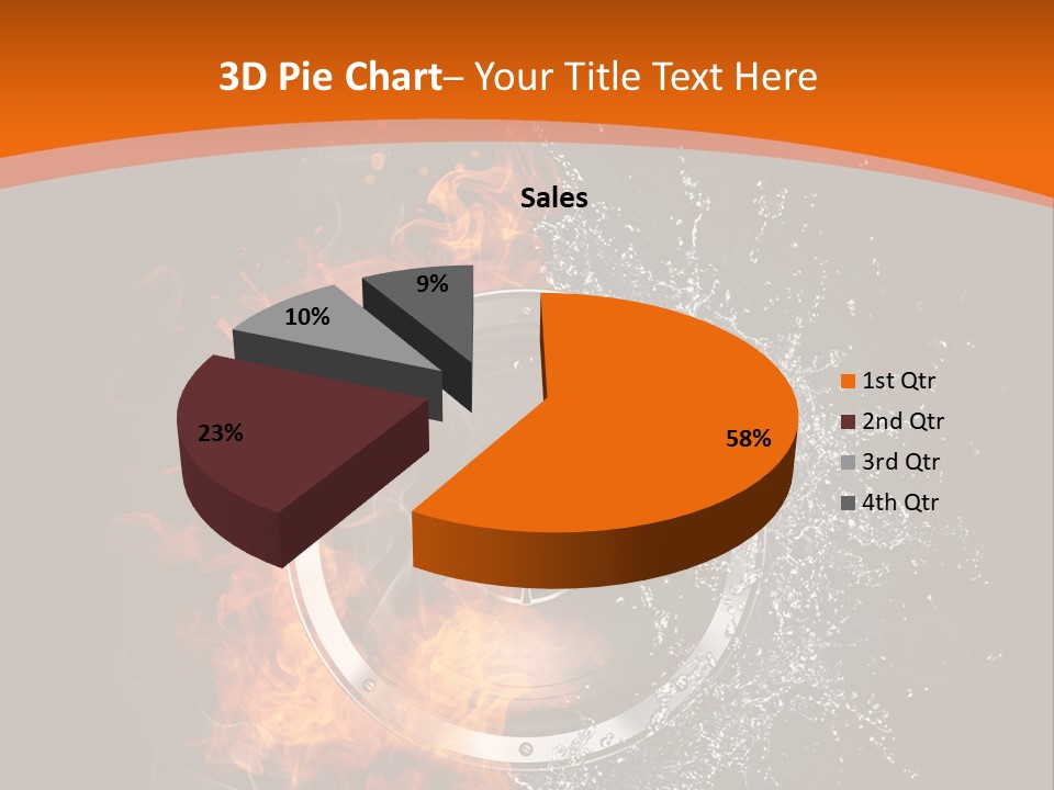 Close Up Storm Middle PowerPoint Template