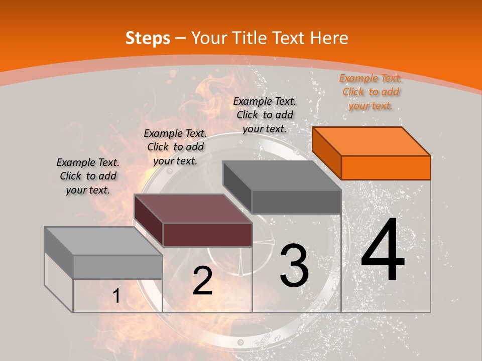 Close Up Storm Middle PowerPoint Template