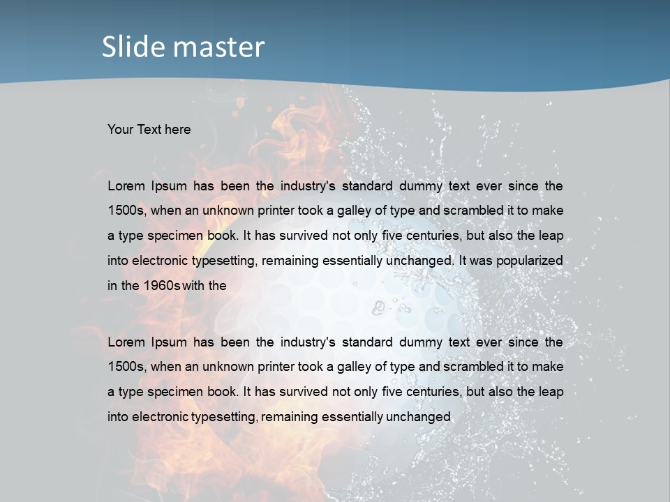 Graphic Element Storm PowerPoint Template