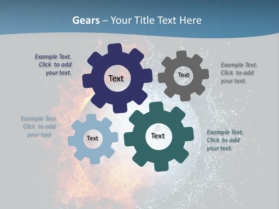 Graphic Element Storm PowerPoint Template