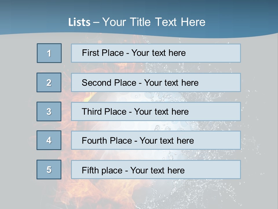 Graphic Element Storm PowerPoint Template