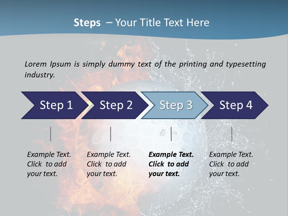 Graphic Element Storm PowerPoint Template