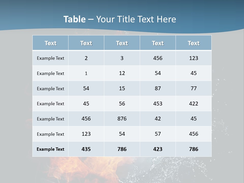 Graphic Element Storm PowerPoint Template