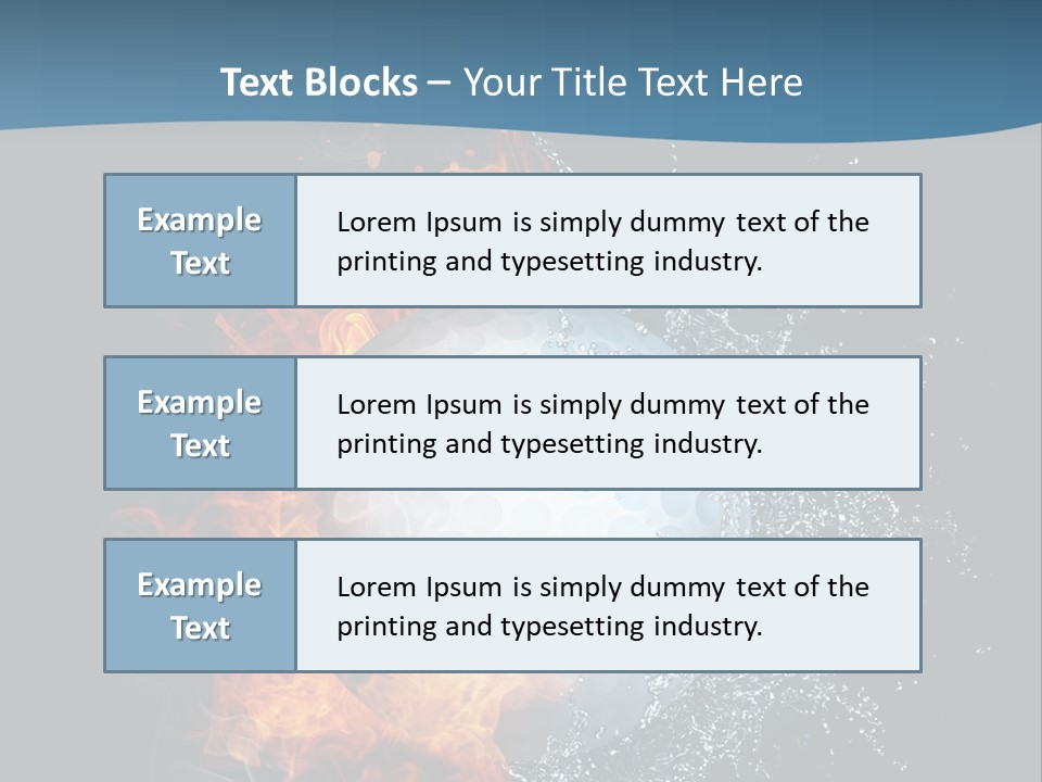 Graphic Element Storm PowerPoint Template