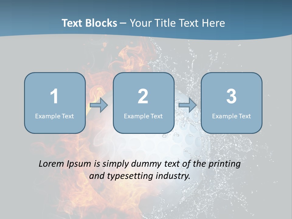 Graphic Element Storm PowerPoint Template