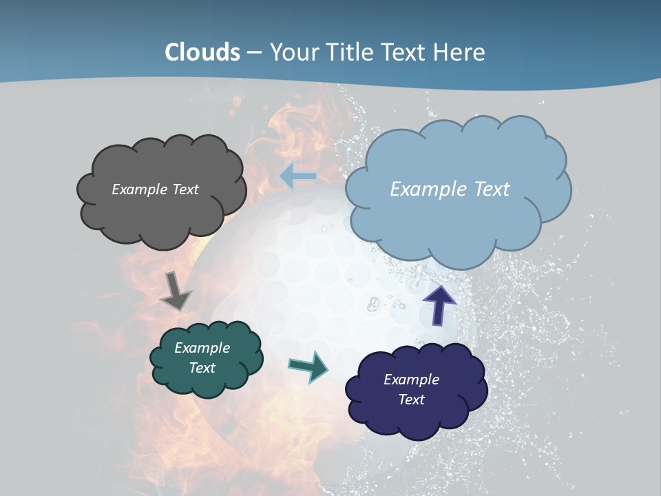 Graphic Element Storm PowerPoint Template