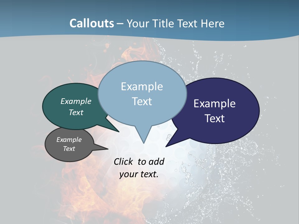 Graphic Element Storm PowerPoint Template