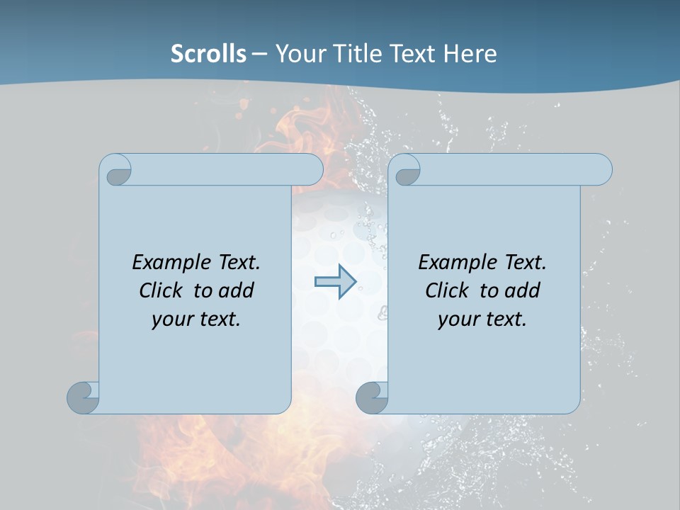 Graphic Element Storm PowerPoint Template
