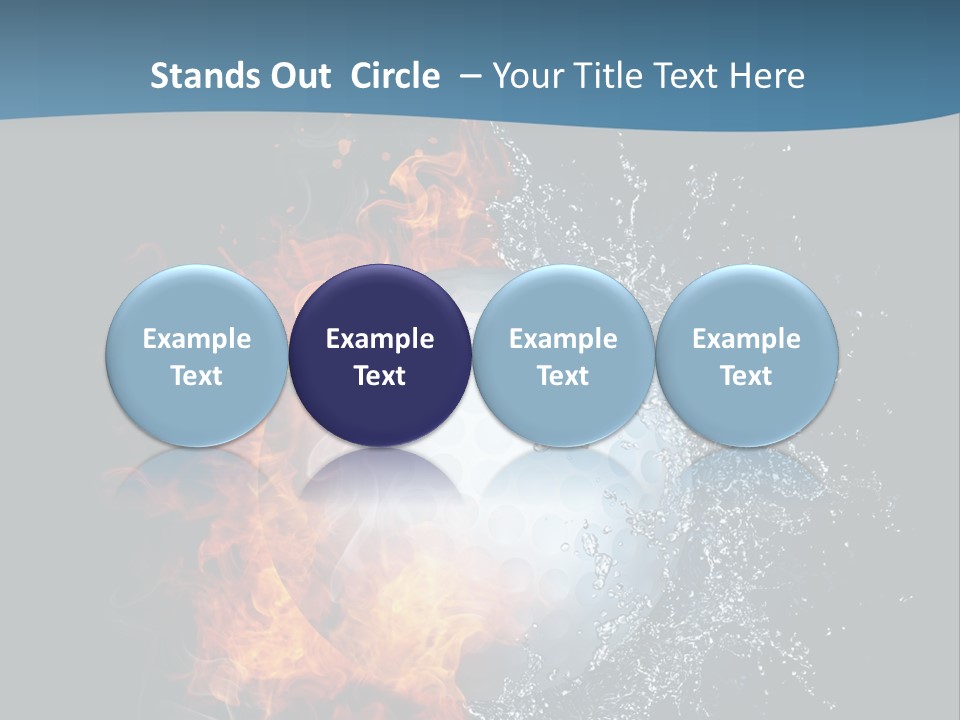 Graphic Element Storm PowerPoint Template