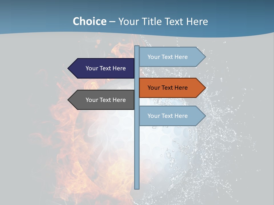 Graphic Element Storm PowerPoint Template