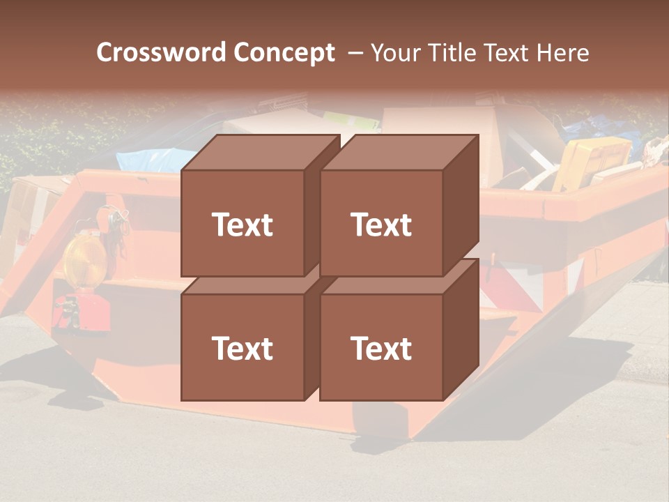 Furniture Junk Miller PowerPoint Template