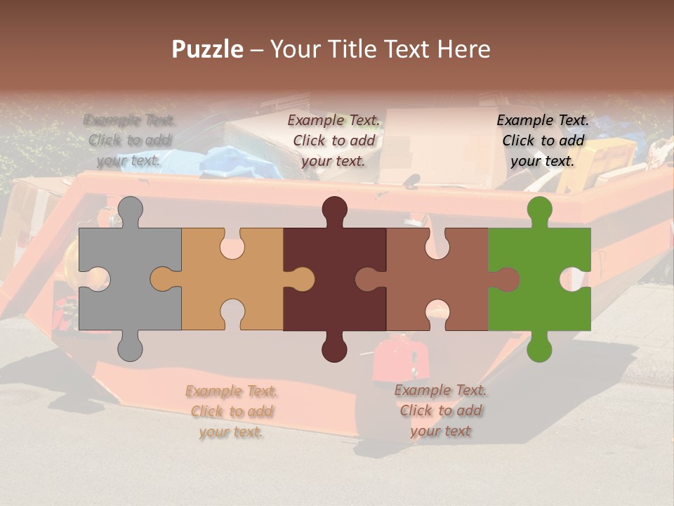 Furniture Junk Miller PowerPoint Template