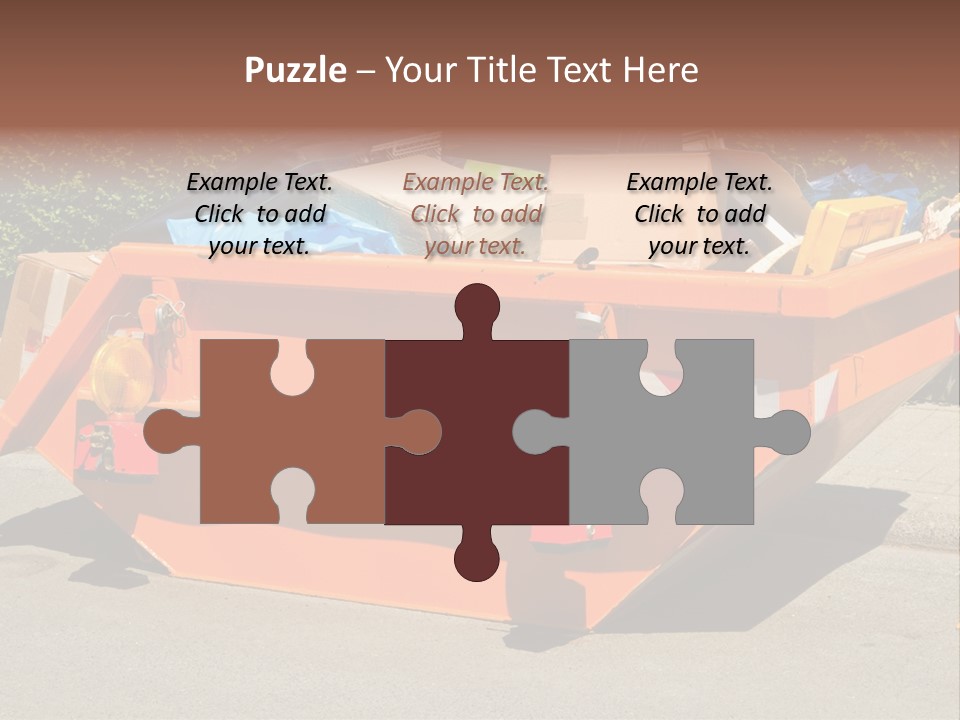 Furniture Junk Miller PowerPoint Template