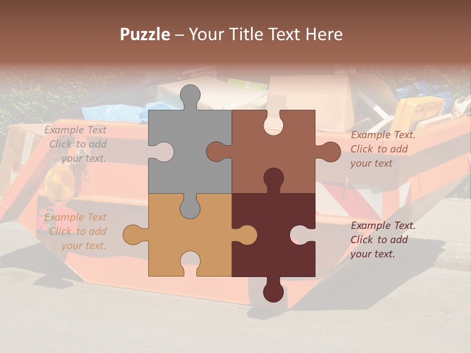 Furniture Junk Miller PowerPoint Template