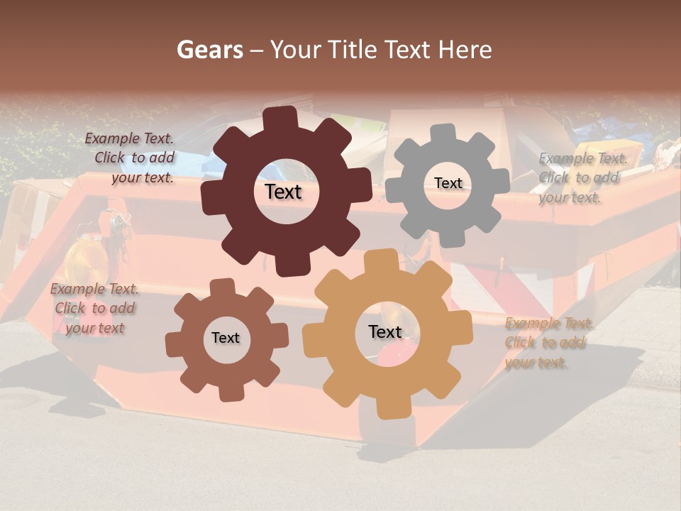 Furniture Junk Miller PowerPoint Template