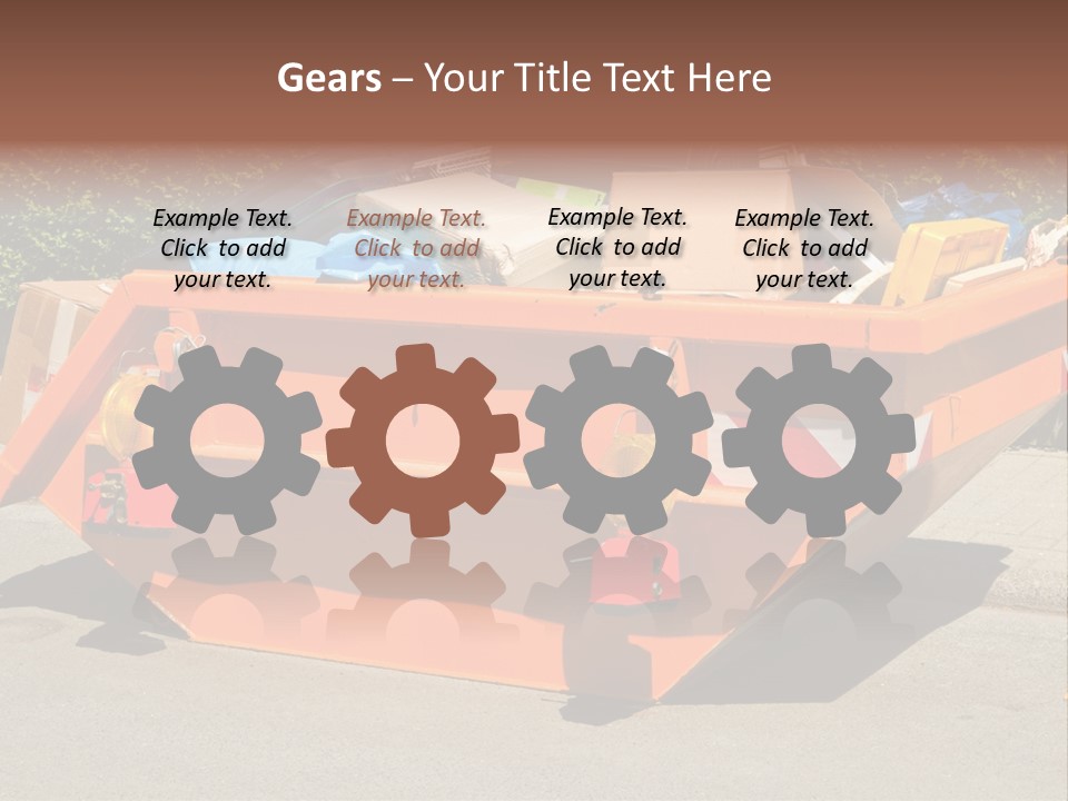 Furniture Junk Miller PowerPoint Template