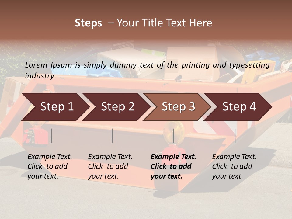Furniture Junk Miller PowerPoint Template
