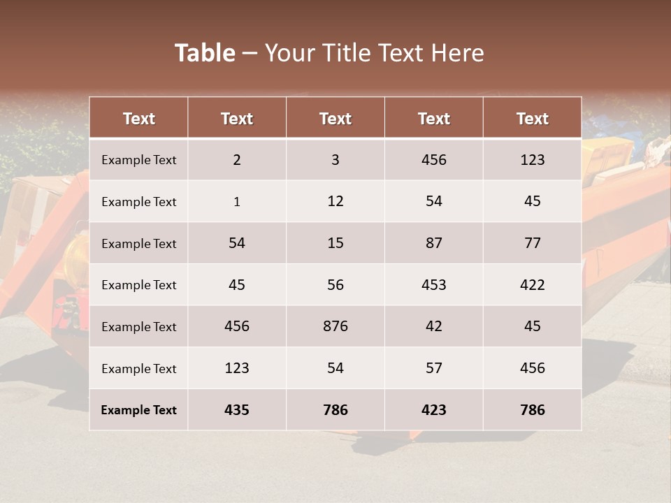 Furniture Junk Miller PowerPoint Template