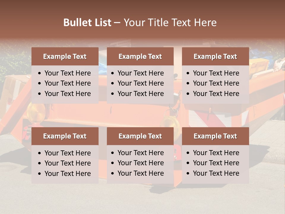 Furniture Junk Miller PowerPoint Template