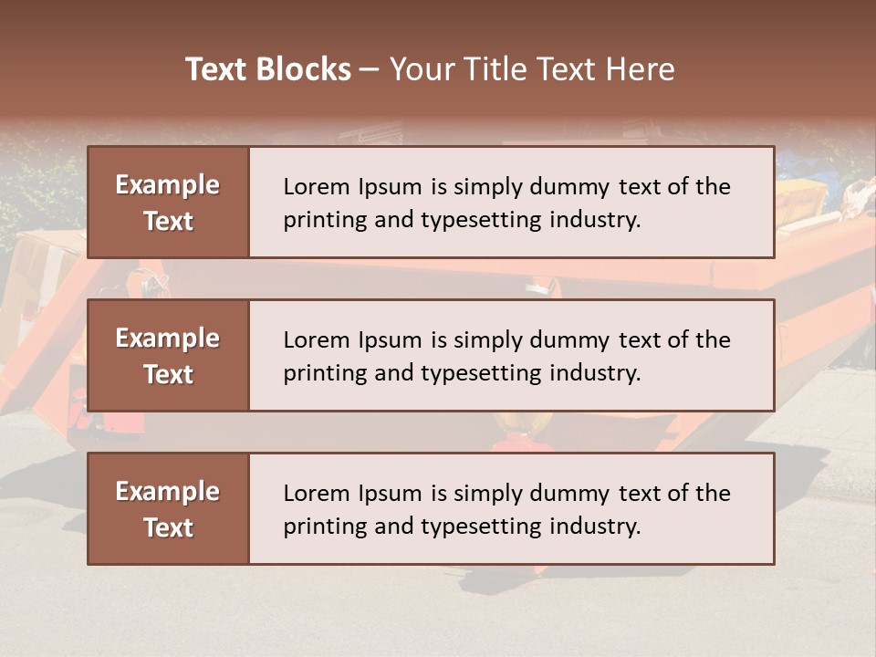 Furniture Junk Miller PowerPoint Template